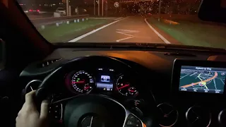 Mercedes-Benz A-Class AMG - A180d 2016 - POV nightdrive