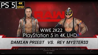 WWE 2K22 - Damian Priest vs Rey Mysterio w. Entrance - PS5Share 4K UHD