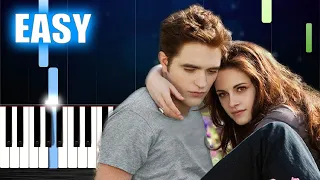 Bella's Lullaby (Twilight) - EASY Piano Tutorial