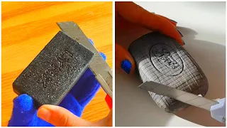 (NO MUSIC) Soap cutting ASMR Sound | satisfying video #p9 |  Relaxing Videos | oddly satisfying