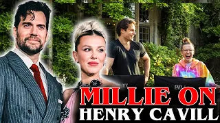 Millie Bobby Brown On Henry Cavill
