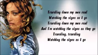 Madonna - Sky Fits Heaven Karaoke / Instrumental with lyrics on screen