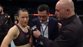 UFC 261: Zhang Weili Octagon Interview