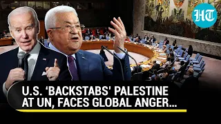 U.S. Vetoes Palestine’s UN Membership Bid; Faces Fury From Russia, Hamas & Others | Watch