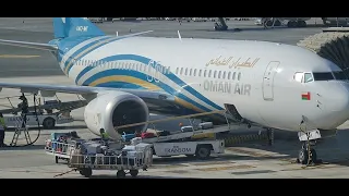 حركة الطيران في مطار مسقط الدولي Muscat International Airport