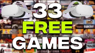 33 FREE META QUEST 2 GAMES! APPLAB + SIDEQUEST | VR | Oculus