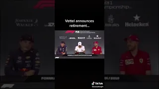 Vettel announces his retirement...