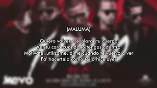 Maluma - Un Polvo (Letra) feat. Bad Bunny, Arcángel, Ñengo Flow & De La Ghetto