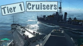 World of Warships (Tier 1) | With Jack1028 | Japanese and German Cruisers