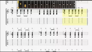 Beatles The   Eight Days A Week GUITAR 1 TABLATURE