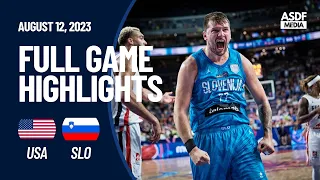 USA VS Slovenia Full Game Highlights (Friendly Game In FIBA World Cup 2023)