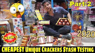 New Cheapest Unique Crackers Stash Testing Part 2 | Crackers Testing | Diwali 2020 🧨🔥