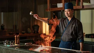 A Performance Based Teppanyaki Dining Experience, Wagyu From Japan