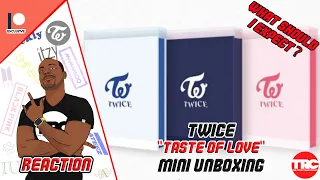 TWICE "Taste Of Love" Mini Unboxing Reaction