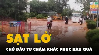 Vụ sạt lở cát đỏ ở Mũi Né: Chủ đầu tư chậm khắc phục hậu quả