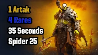 Artak Guide Speed Run Spider for Mid game and End game Raid Shadow Legends