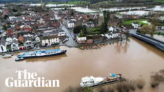 Parts of England and Wales left flooded after Storm Henk batters UK