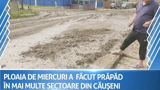 Ploaia a facut prăpăd in Căușenii Vechi