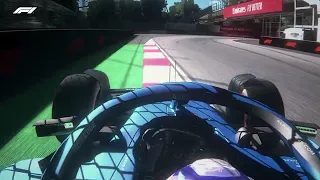 Onboard Fernando Alonso Alpine a522 at Mexican Grand Prix | Assetto Corsa #f1