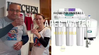 How to install a water filtration system-APEC ROES-PH75-Reverse Osmosis-Review