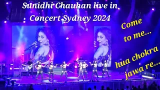 Sunidhi Chauhan live in Concert in Sydney 2024 || Ek mai aur ek tu hai song🎵🎶 #concerts #vlogs #vlog