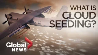 How cloud seeding makes it rain artificially