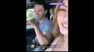 الهان شان و بورجو اوزبازك في كواليس المسلسل 😂 تسأله اين نحن | عشق منطق انتقام ❤️