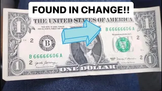 AMAZING dollar found in change!!! #dollar #cash #money #treasure #shorts