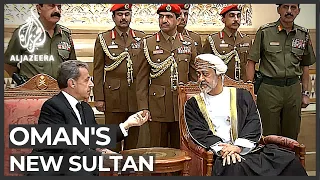 Oman's new leader receives dignitaries