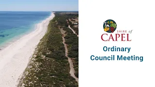 November Ordinary council meeting | Shire of Capel