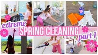 EXTREME SPRING CLEAN WITH ME 2021 PART 1! EXTREME SPEED CLEANING MOTIVATION! @BriannaK Homemaking