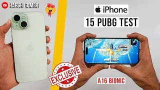 iPhone 15 Pubg Test, Heating and Battery Test | Gaming Beast 💪