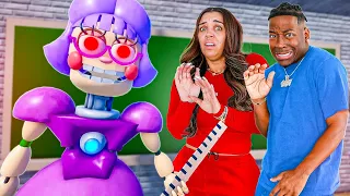ESCAPE MISS ANI-TRON DETENTION IN ROBLOX WITH THE PRINCE FAMILY CLUBHOUSE