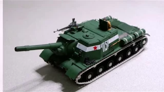Сборка модели самоходной установки ИСУ-152"Зверобой" Tamiya 1/35.