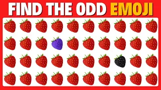 Find The ODD One Out | Emoji Edition | Find The Odd Emoji Quiz!