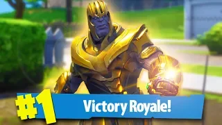 PLAYING AS THANOS! *INFINITY GAUNTLET!* | Fortnite Battle Royale