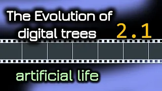 The evolution of digital trees. Full simulation