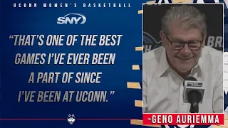 UConn vs NC State: Geno Auriemma on thrilling 2 OT win over NC State win to send UConn to Final Four