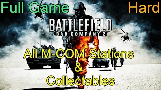 Battlefield: Bad Company 2 Full Gameplay Walkthrough on Hard with All M-COM Stations & Collectables