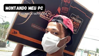 MONTANDO MEU PC (unboxing KABUM e MERCADO LIVRE)