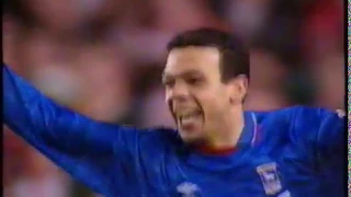 Liverpool 3 Ipswich Town 2 FA Cup 5th Round  26 February 1992