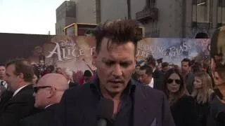 Alice Through the Looking Glass: Johnny Depp "The Mad Hatter" US Premiere Interview | ScreenSlam