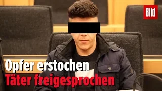 Flüchtlingshelfer erstochen: Können sechs Messerstiche Notwehr sein?