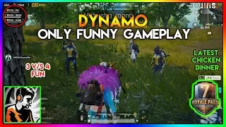 Dynamo Best 3 v/s 4 Gameplay || Latest Chicken Dinner with HYDRA SQUAD || Highlight #45