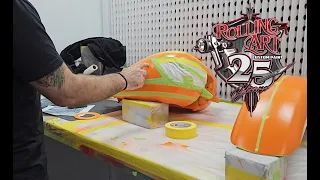 Rolling Art Custom Paint - Designing the Orange Crush Series - 2024 "Harley-Davidson" Street Glide