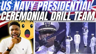 🇬🇧BRIT Reacts To US NAVY CEREMONIAL SILENT DRILL TEAM!