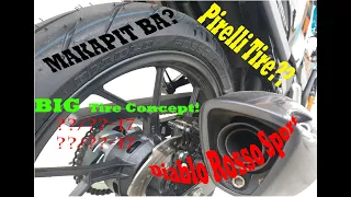 Pirelli Diablo Rosso Sport | Raider R150 | Big Tire Concept | Fat Tire | Makapit Ba?