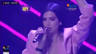 Dua lipa performing the Lazada super party, in Jakarta, Indonesia- March 26,2019