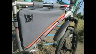 Сумка под раму велосипеда.Своими руками/Bag under the bike frame.DIY.