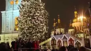 Christmas Market Opens in Kyiv, Ukraine